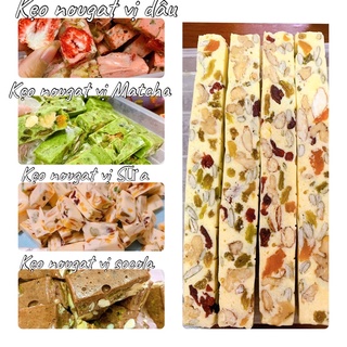 Kẹo Nougat Mix 4 vị 1kg ( kẹo hạnh phúc)