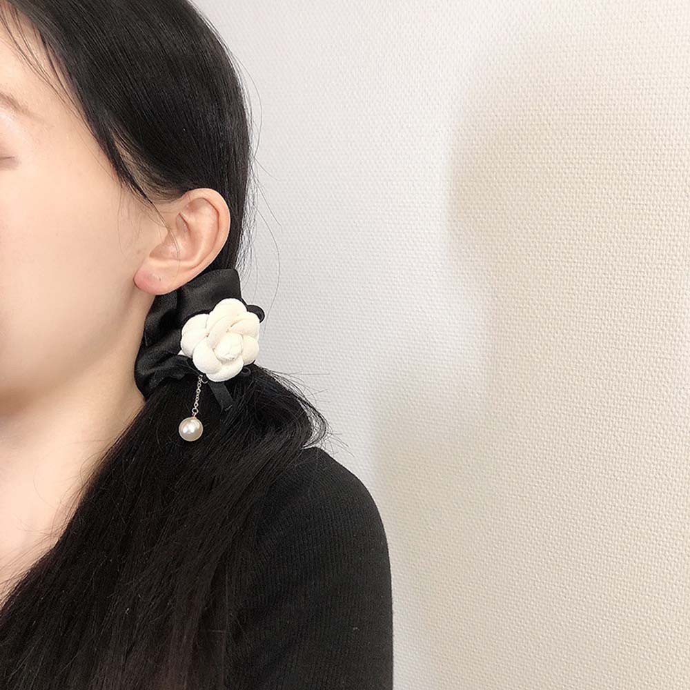 Dây Buộc Tóc Đính Ngọc Trai Giả Thời Trang Cho Nữ