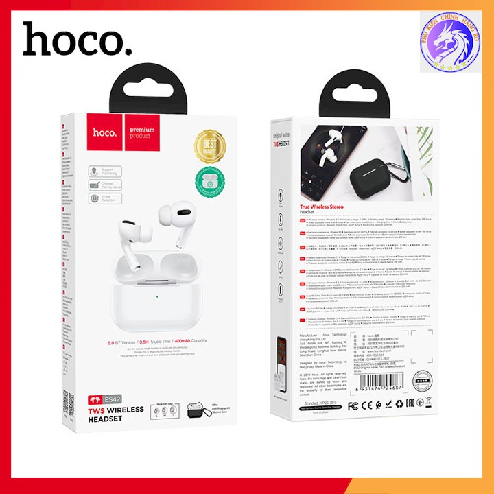 Tai Nghe Bluetooth TWS Hoco ES42 V5.0 tích hợp mic + Định vị