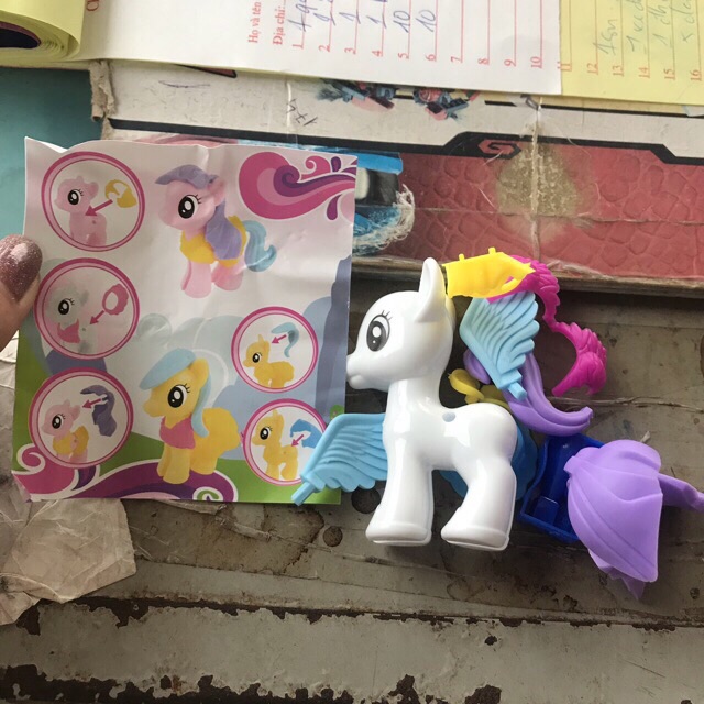 Ngựa pony kèm tẩy (16 bộ)