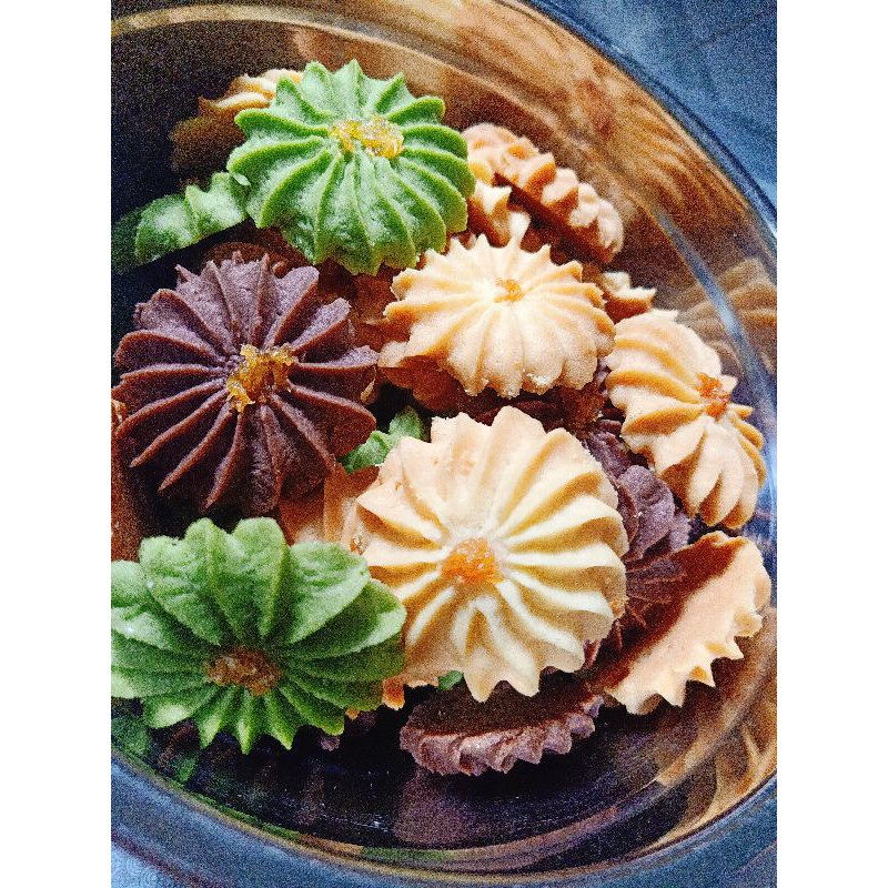 Bánh quy bơ 3 vị nhà làm 300gr.