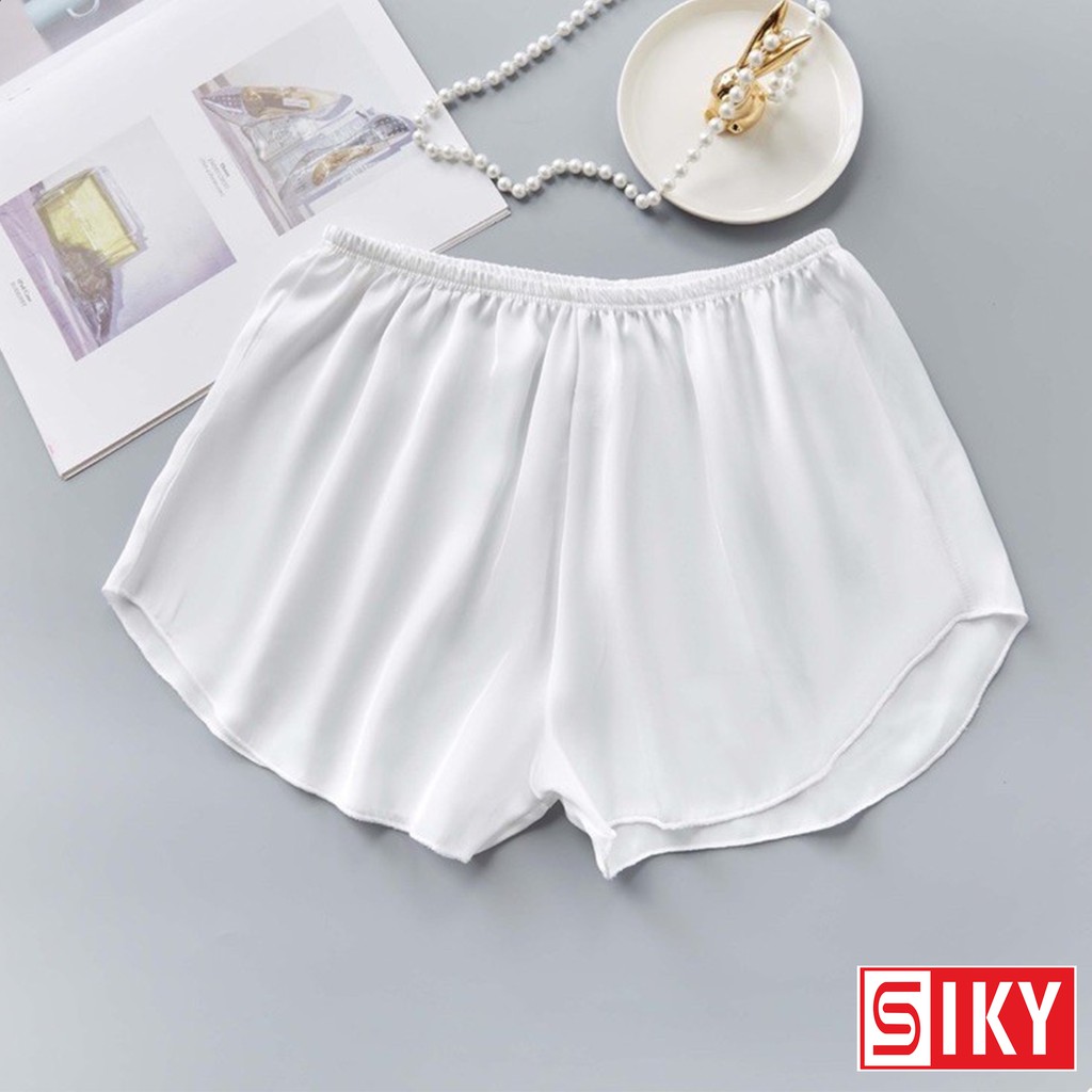 Quần ngủ nữ chất liệu lụa cao cấp - Siky HX02