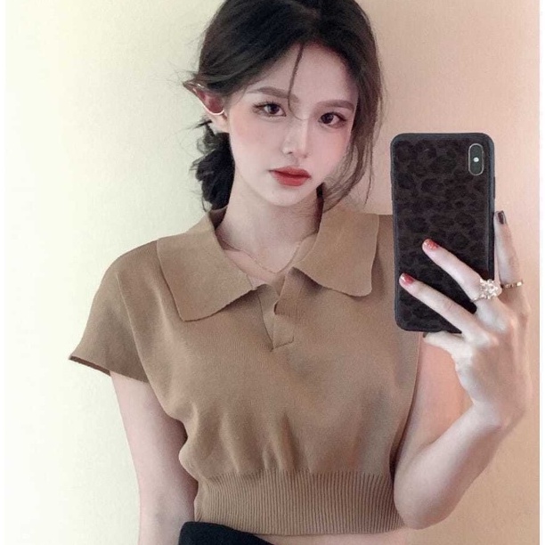 Áo thun COZOKC tay ngắn đơn giản phong cách Hàn Quốc