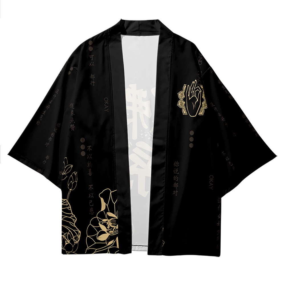 Áo Khoác Kimono Nhật Bản Plus Size 6XL 5XL