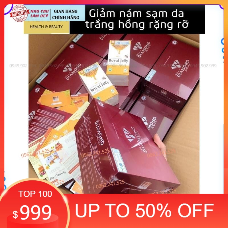 Viên Uống Trắng Da Ngọc Trinh💖FREE SHIP💖 Diamond White