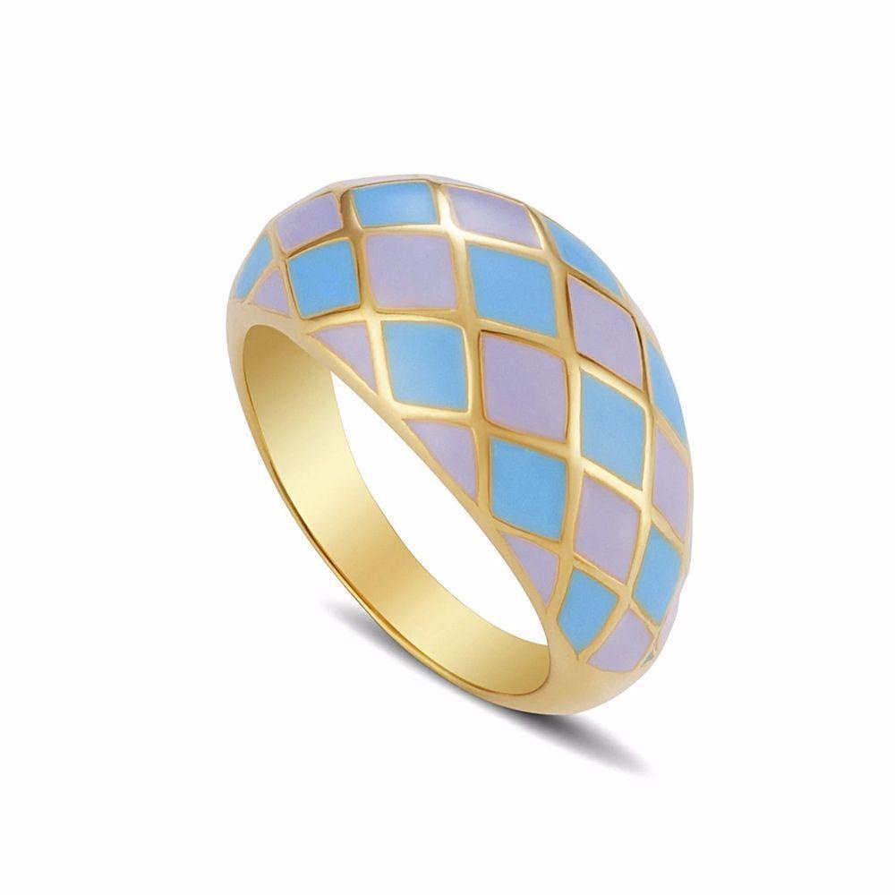 Nhẫn VANES1 Thời Trang Hàn Quốc Cổ Điển Nhiều Màu Sắc