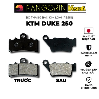 Vesrah - Bố thắng Má Phanh cho xe phân khối lớn mô tô KTM: Duke 250 bán kim loại Resin