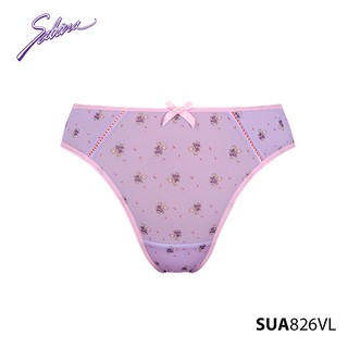 Quần lót lưng vừa tím hoa văn fashion doomm doomm by sabina sua826vl