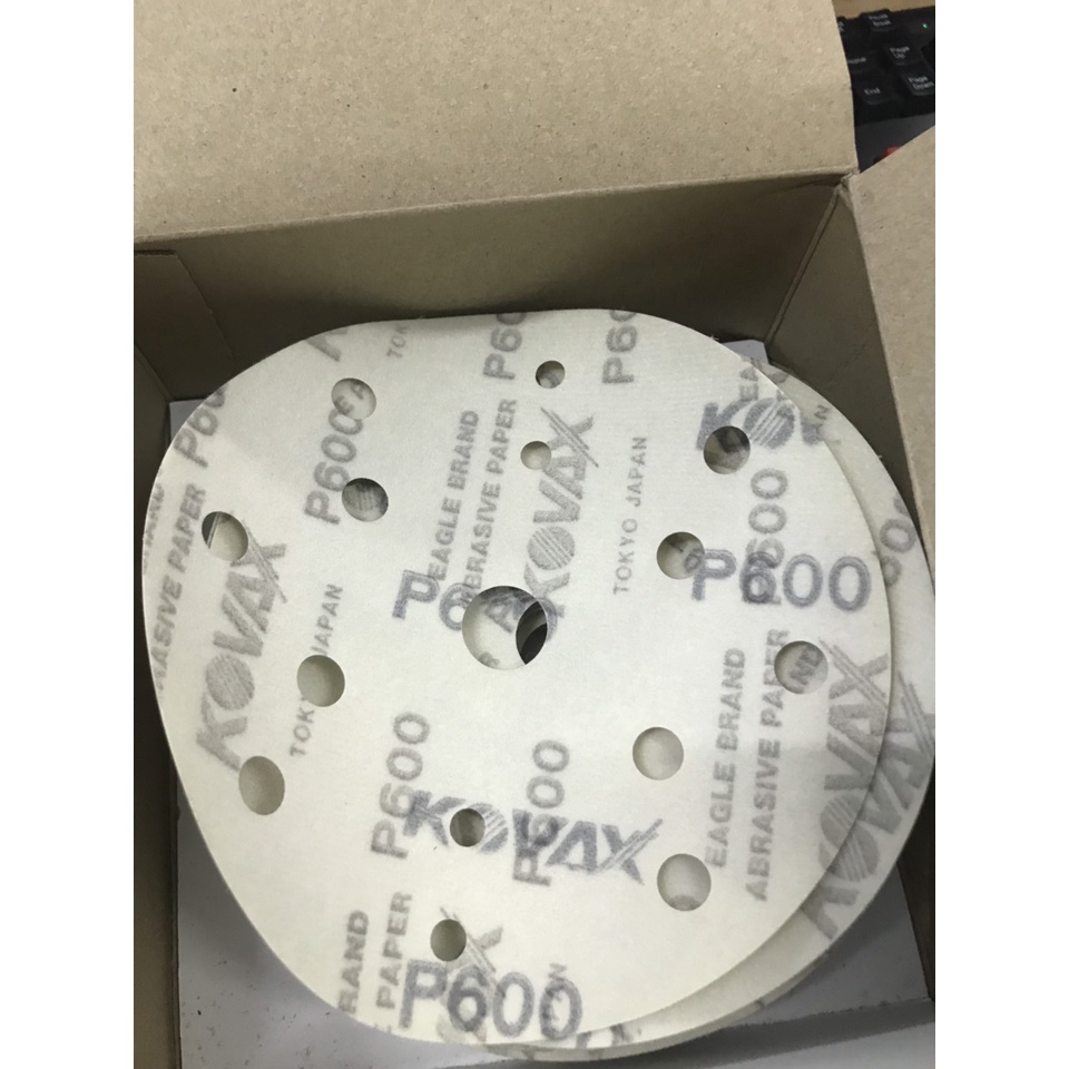 combo 50 to Đĩa nhám chà khô 6inch Kovax Tri-Pro P600