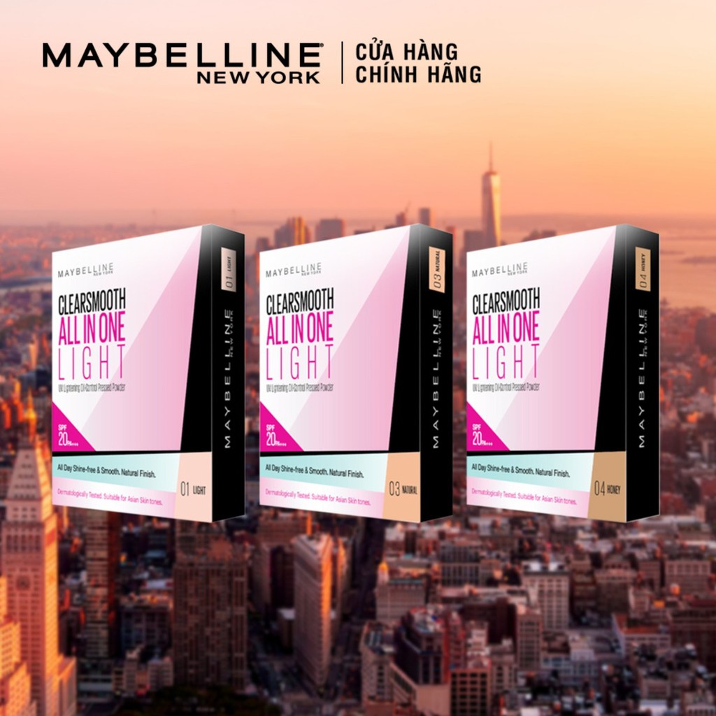 MAYBELINE - Phấn Phủ Mịn Da Chống Nhờn Maybelline Shine Free