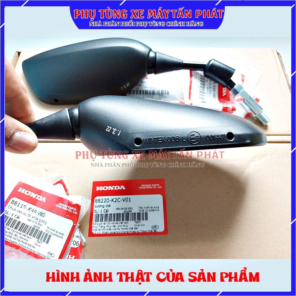 Gương Xe Máy Vision 2021-2023 Chính Hãng Honda Gắn Được Các Đời 2014-2015-2016-2017-2018-2019-2020-2021-2022