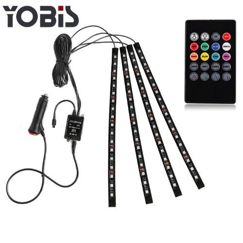 ĐÈN LED GẦM GHẾ YOBIS CÓ REMOTE CẢM BIẾN ÂM THANH