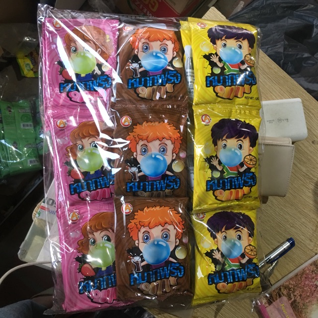 Kẹo cao su cuộn (30 gói)