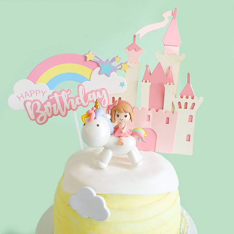 Đồ chơi trang trí Bé gái cưỡi peony