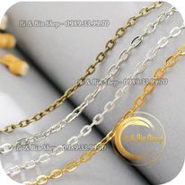 4 Mét Dây Xích Oval 0,7mm Làm Trang Sức Handmade, Phụ Kiện Thời Trang, Trâm Cài