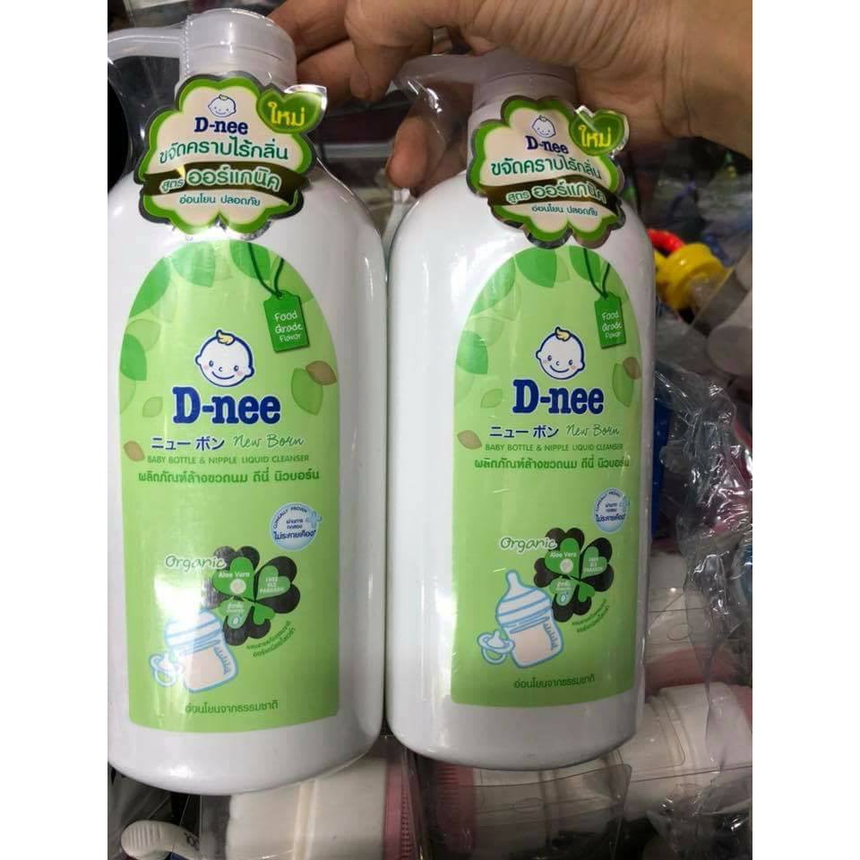 Nước rửa bình sữa Dnee dạng chai có vòi 620ml