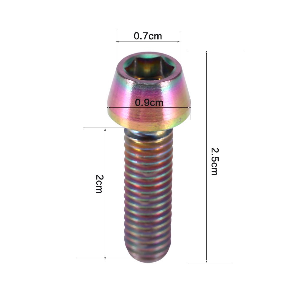 Bu lông ốc vít bằng titanium cho xe đạp leo núi