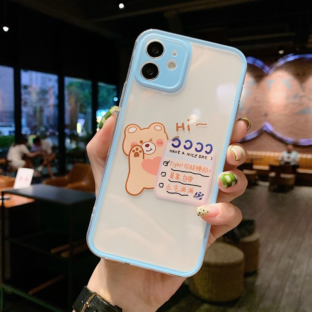 Ốp Viền Camera Gấu Và Thỏ Cho Iphone 13 Promax đến 7Plus-ZUMI STORE