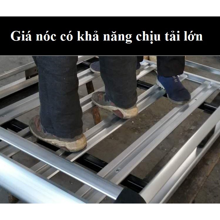 Giá Nóc Xe Ô Tô - Giá để hành lý xe hơi (kèm phụ kiện)