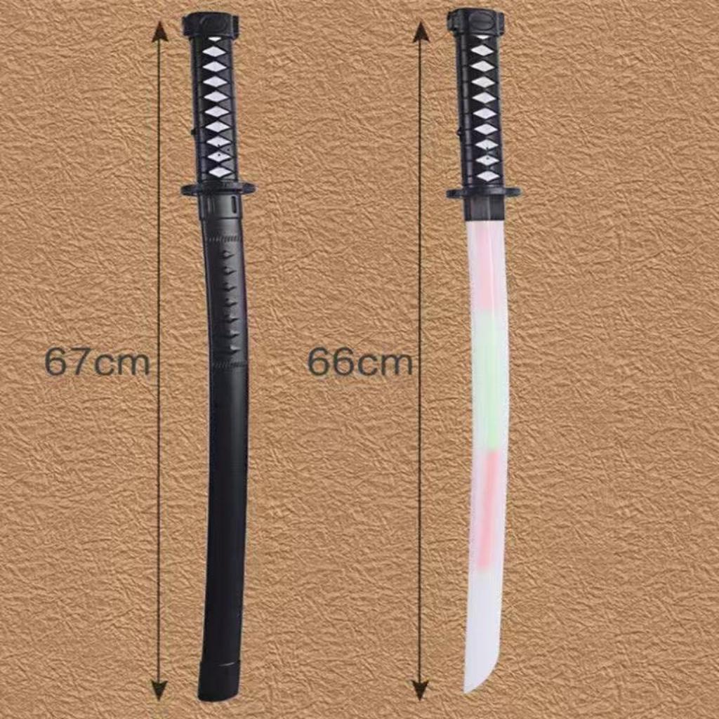Đồ chơi phát sáng kiếm Katana có đèn có âm thanh dài 67 cm Tuệ Minh Kid's