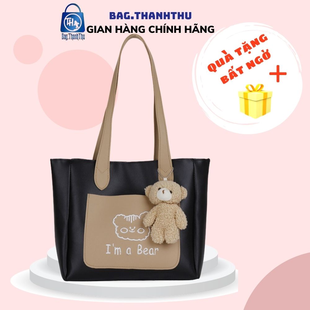 Túi xách nữ thời trang công sở đi học đi chơi tặng kèm gấu xinh Bag.Thanhthu 528