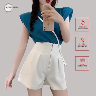 Quần short nữ khoá trước, Sóc cạp cao tôn dáng