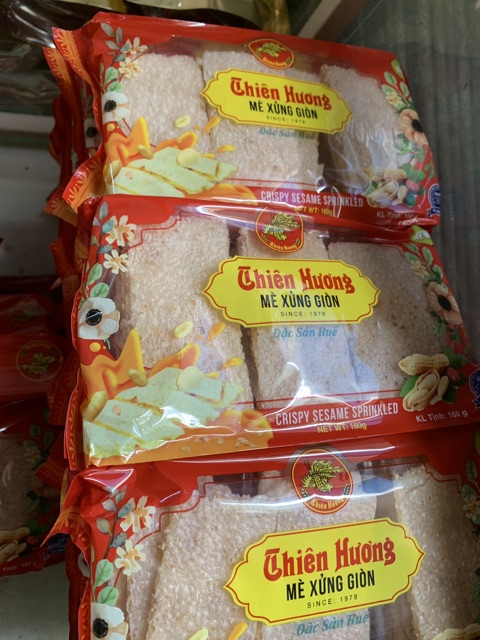 Mè xửng giòn Thiên Hương 160g - Date bao mới