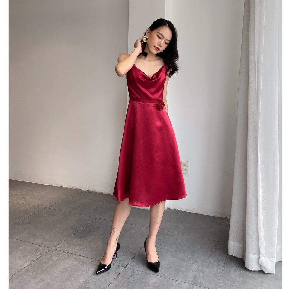 ĐẦM DÂY CỔ ĐỔ CÁCH ĐIỆU - D1180 | BigBuy360 - bigbuy360.vn