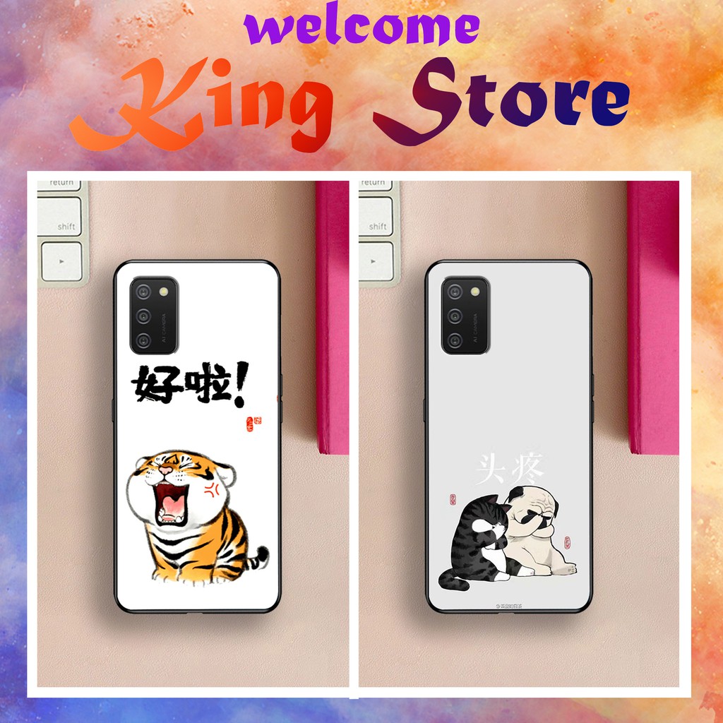 [ BIG SALE ] Ốp lưng SamSung A01/AA02/A02S in hình  chó mèo siêu ngộ nghĩnh, Giá cực tốt_KINGSTORE.HN_Ốp SS A01/A02/A02S