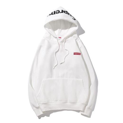 Áo Hoodie Cotton Thêu Chữ Supreme Thời Trang Cho Nam Và Nữ