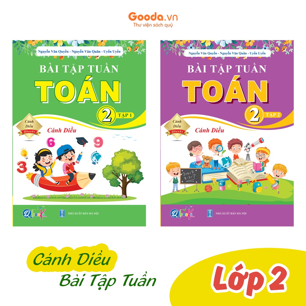 Sách Combo Bài Tập Tuần Toán Lớp 2 - Cánh Diều - BẢN QUYỀN