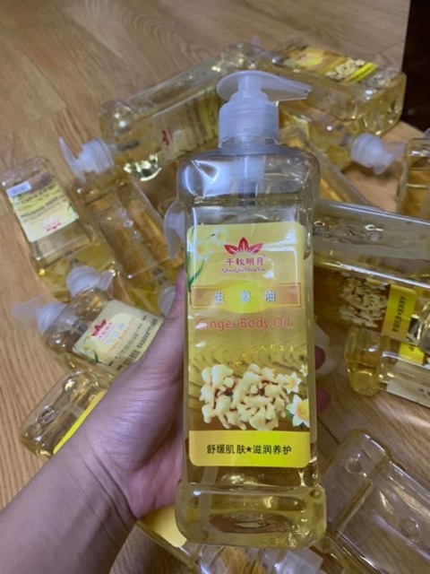 Dầu gừng 500ml massage body, đả thông kinh lạc | BigBuy360 - bigbuy360.vn