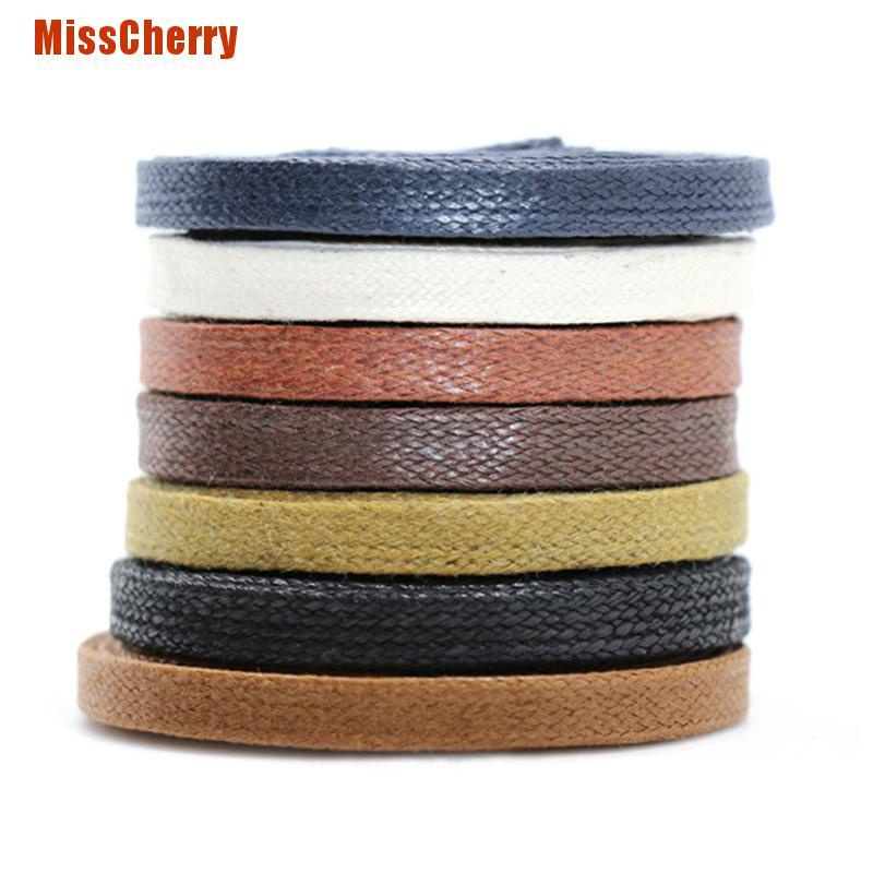 1 Cặp Dây Giày Da Đế Bằng 80cm / 100cm / 120cm