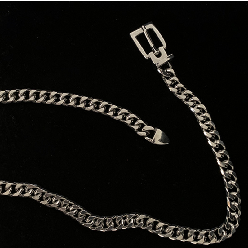 Thắt Lưng Phối Dây Xích Phong Cách Hip Hop Cá Tính