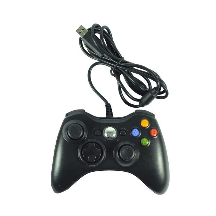 Tay cầm Xbox 360 có dây full box - Tay cầm chơi game PC, Laptop cực tối ưu, chơi full skill FO4, PES