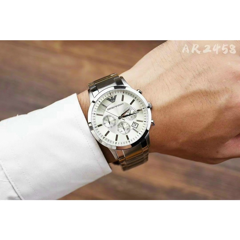 Đồng hồ nam Emporio - Armani nam 6 kim day thép đúc LUTOS VN