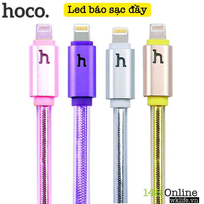 Dây cáp sạc hoco UPL 12 dài 1,2m tự ngắt hỗ trợ sạc nhanh bảo hành 1 năm