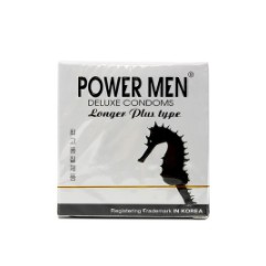 Bao cao su Hàn Quốc Power Men Longer Plus Type chống xuất tinh sớm hộp 3 chiếc [Chính hãng Hàn Quốc]