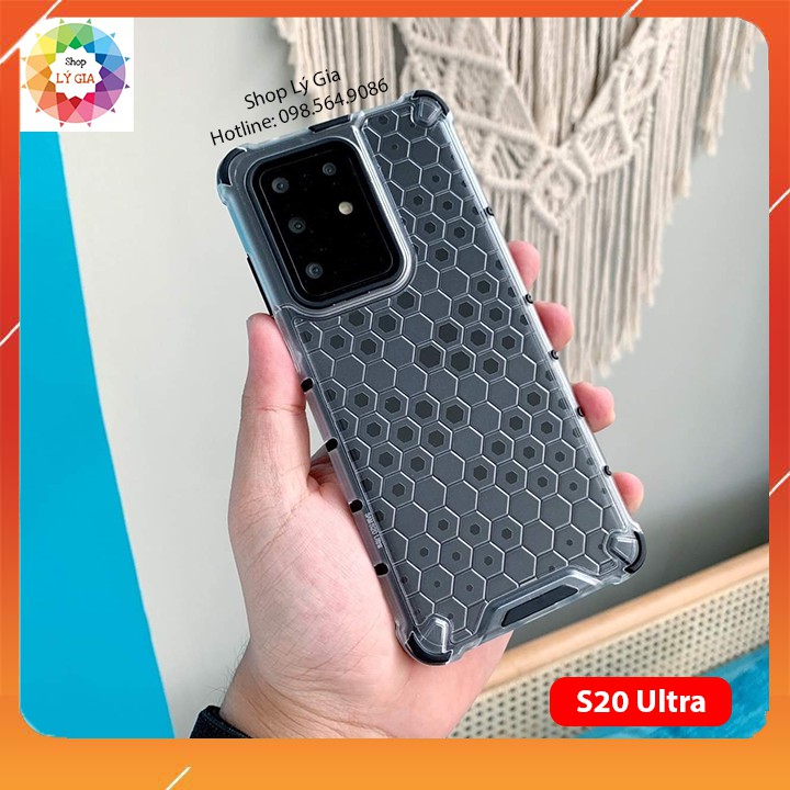 Ốp lưng chống sốc tổ ong cho Note 20 Ultra/Note 10 Plus/S22 /S21/S20/S10
