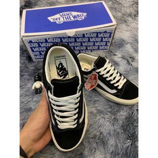 [Full Box Bill ] Giày vans vaul⚡️𝐒𝐢ê𝐮 𝐑ẻ⚡️ đen vạch trắng nam nữ