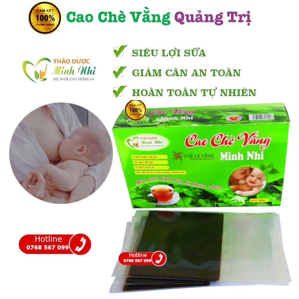 Cao chè vằng lợi sữa Trà vằng Minh Nhi Quảng Trị giúp lợi sữa, giảm cân hiệu quả [Có dùng thử]