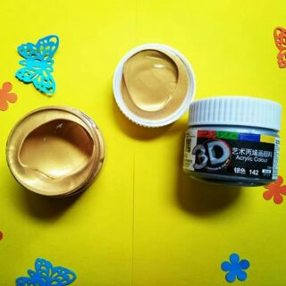 Màu acrylic nhũ vàng, nhũ bạc 100ml