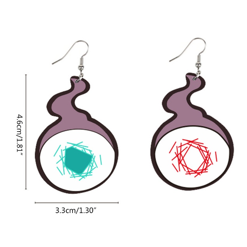 Bông tai dáng dài hình anime Hanako-kun bằng acrylic sáng tạo