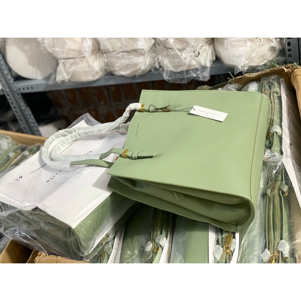 túi xách công sở size 34cm CK2-30781392-5 màu xanh lá