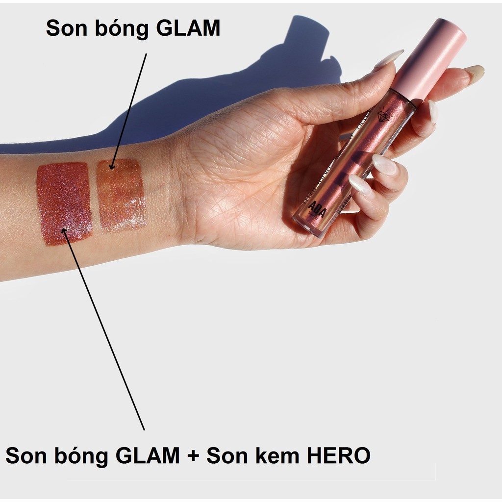 [Bill Mỹ] Son bóng có nhũ AOA Diamond Lipgloss / Shopmissa | BigBuy360 - bigbuy360.vn