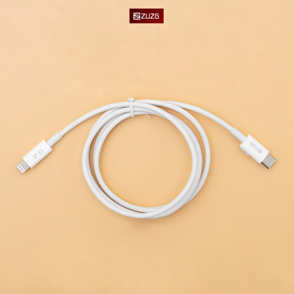 Cáp sạc nhanh 18W Type C to Lightning PD01 - Hàng chính hãng ZUZG