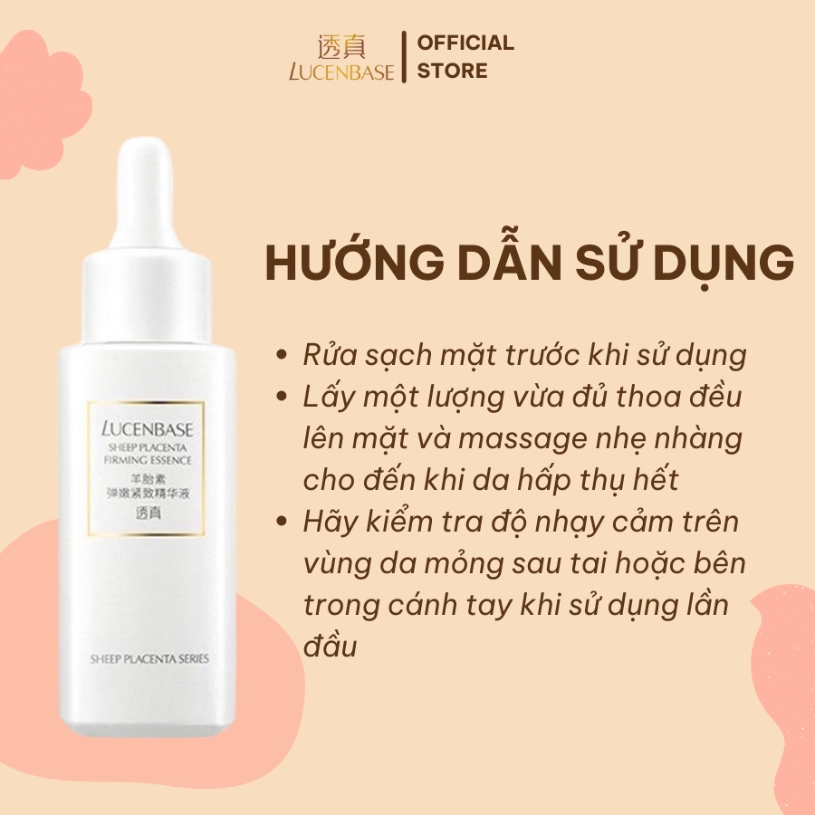 Serum nhau thai cừu LUCENBASE cấp ẩm, chống lão hóa 30ml