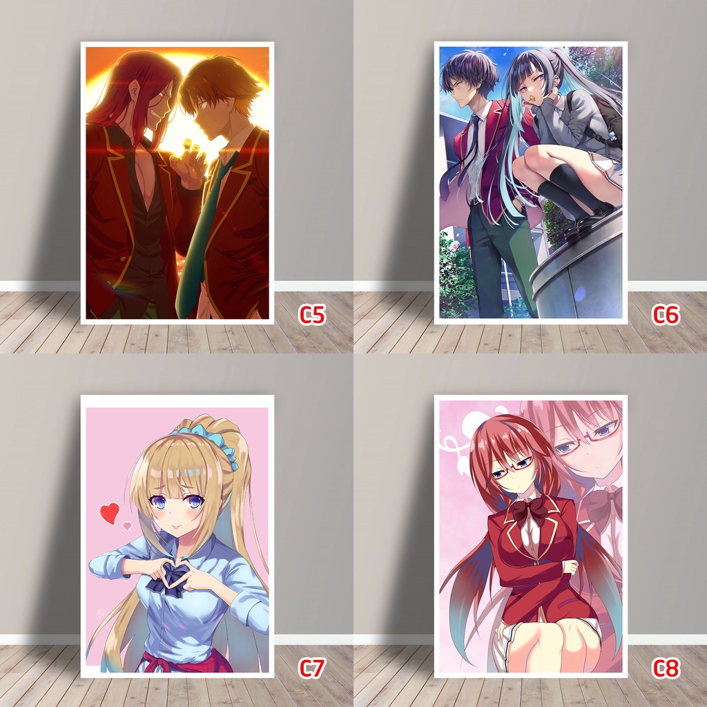Tấm Postcard Cao Cấp Anime Classroom of the Elite