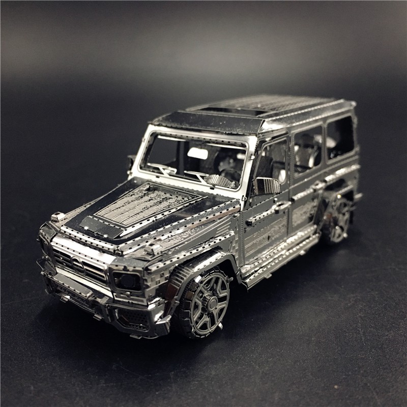 [Mã LIFETOYS1 giảm 30K đơn 99K] Mô hình 3D kim loại lắp ráp ô tô Mercedes-Benz G500 [Chưa lắp]