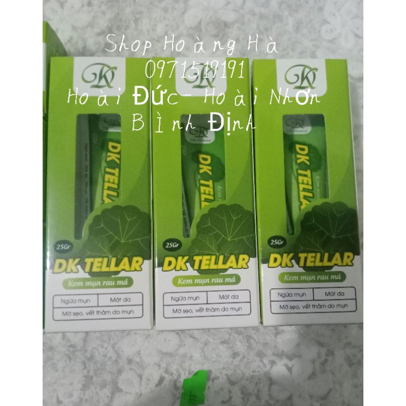 kem mụn rau má DK TELLAR